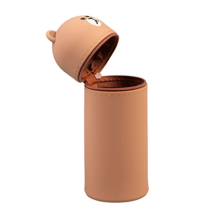 Trousse marron 3D Line Friends