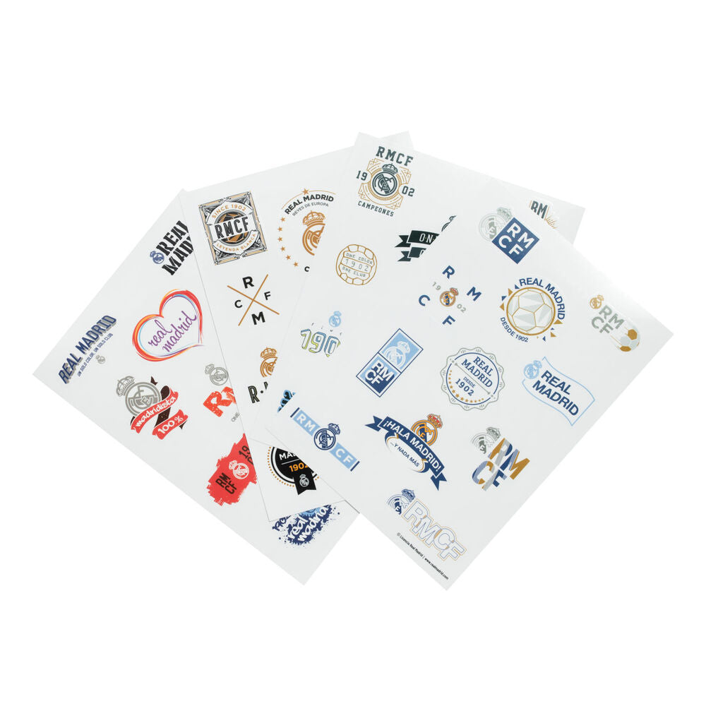 reusable real madrid stickers