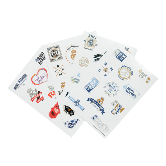reusable real madrid stickers
