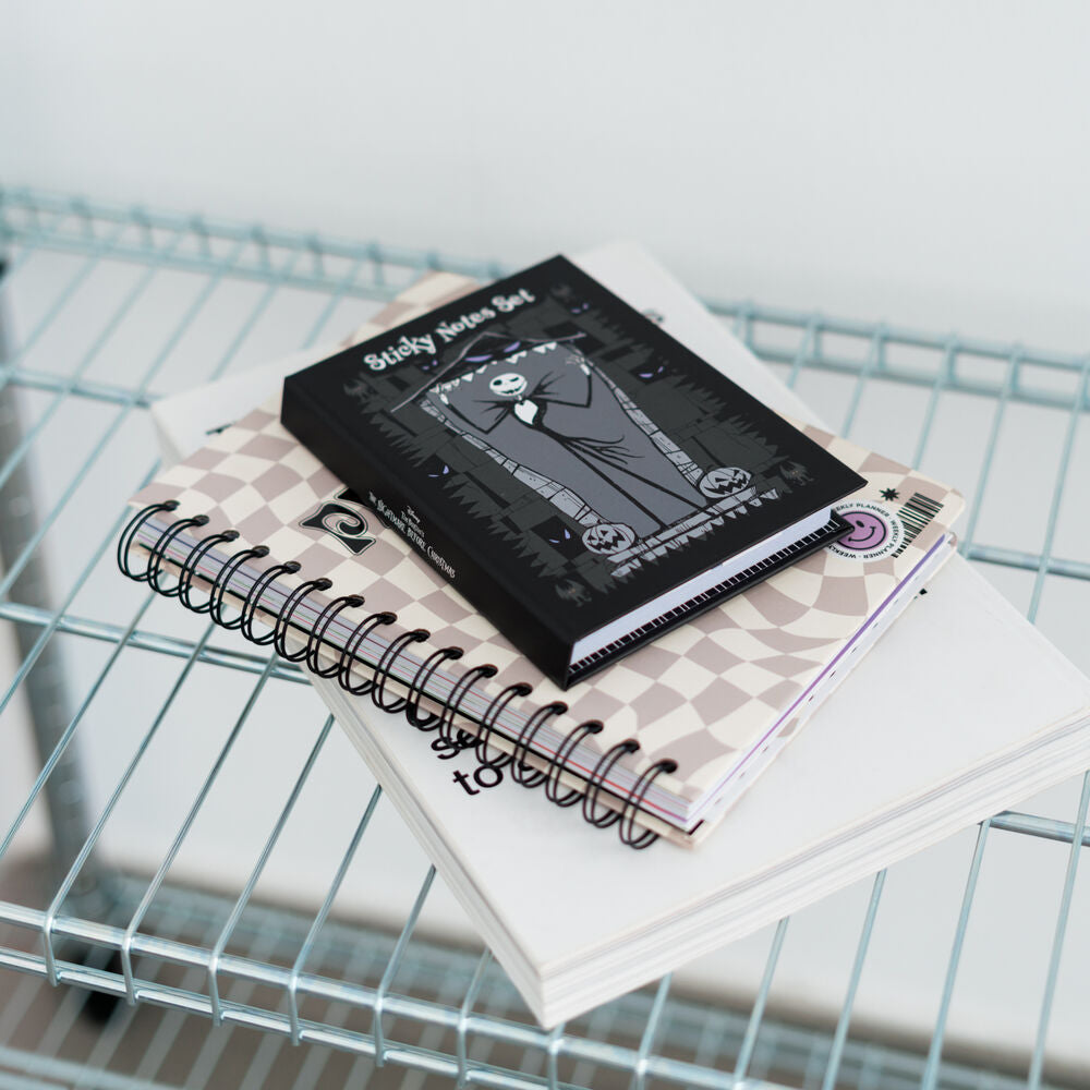Caderno A6 com notas adesivas Disney O Estranho Mundo de Jack