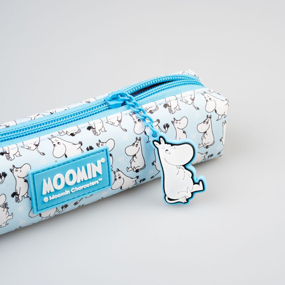 Estojo Moomin + conjunto de caneta e lápis