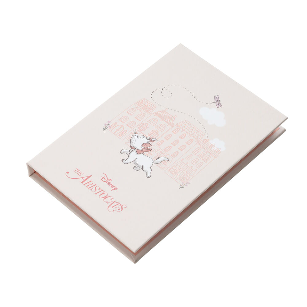 a6 notebook with sticky notes  bonjour marie  the aristocats disney