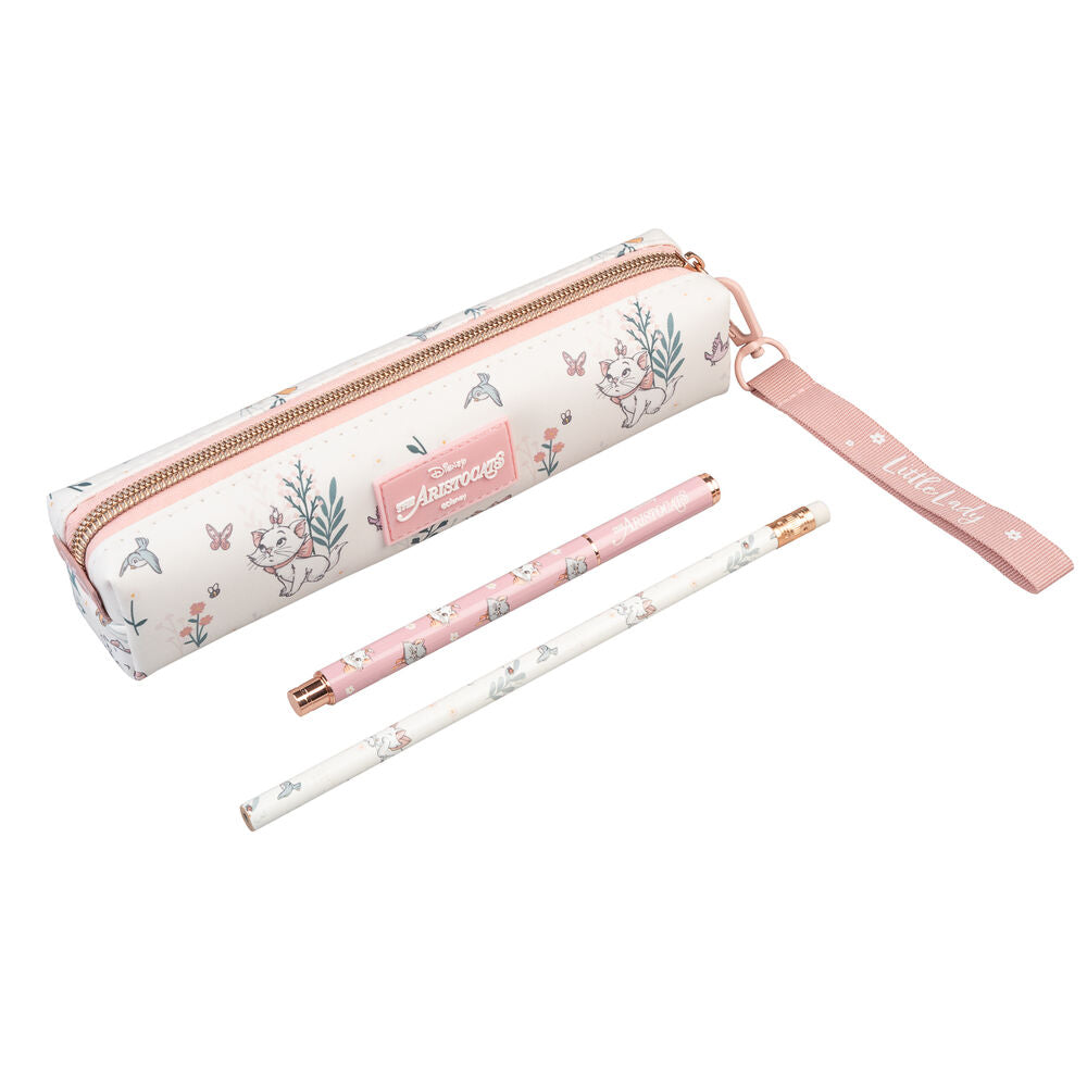 set of everything  pen and pencil bonjour marie the aristocats disney