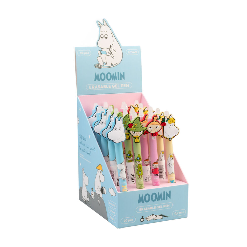 moomin erasable gel pen assortment