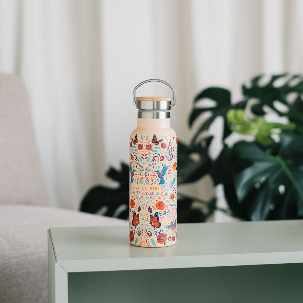 Viva la Vida Frida Kahlo Stainless Steel Bottle 500ml