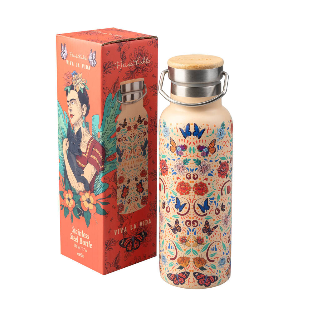 Viva la Vida Frida Kahlo Stainless Steel Bottle 500ml