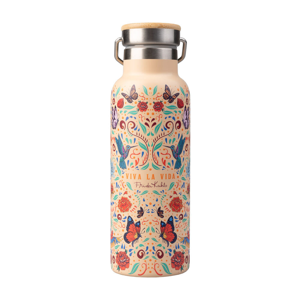 viva la vida frida kahlo stainless steel bottle 500ml
