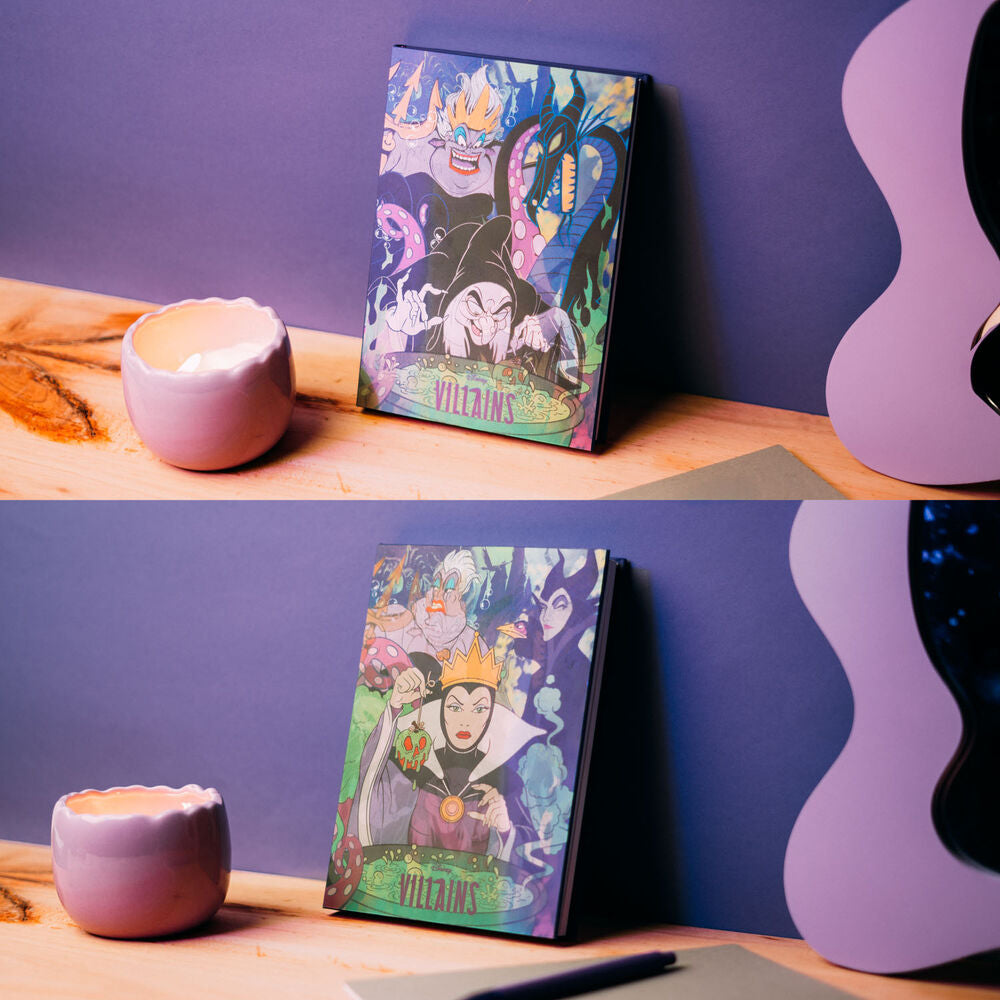 Cuaderno lenticular A5 de villanos de Disney