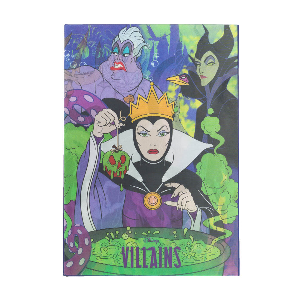 a5 lenticular notebook disney villains