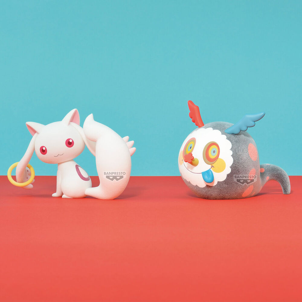 Kyubey Fluffy Puffy Figur aus Puella Magi Madoka Magica the Movie Rebellion  12 cm