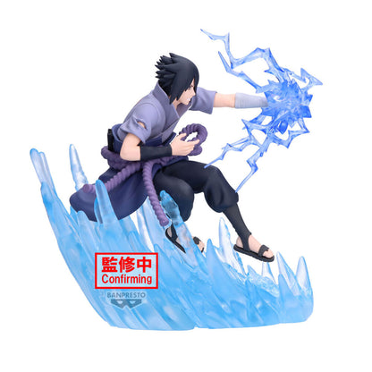 Figura Sasuke Uchiha Batalha Combinada Naruto Shippuden 14cm