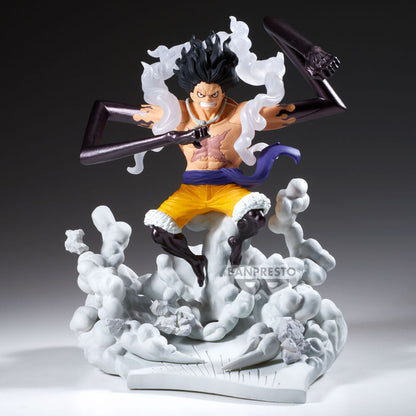 Figura de Monkey D Luffy Gear 4 Senkokkei de One Piece 15 cm