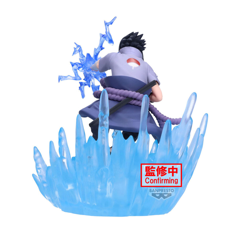 Figura Sasuke Uchiha Batalha Combinada Naruto Shippuden 14cm