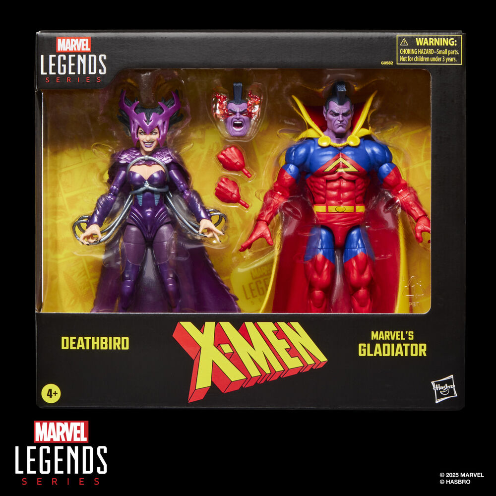 Blister 2 figurki Deathbird i Marvel's Gladiator X Men seria Marvel Legends 15 cm