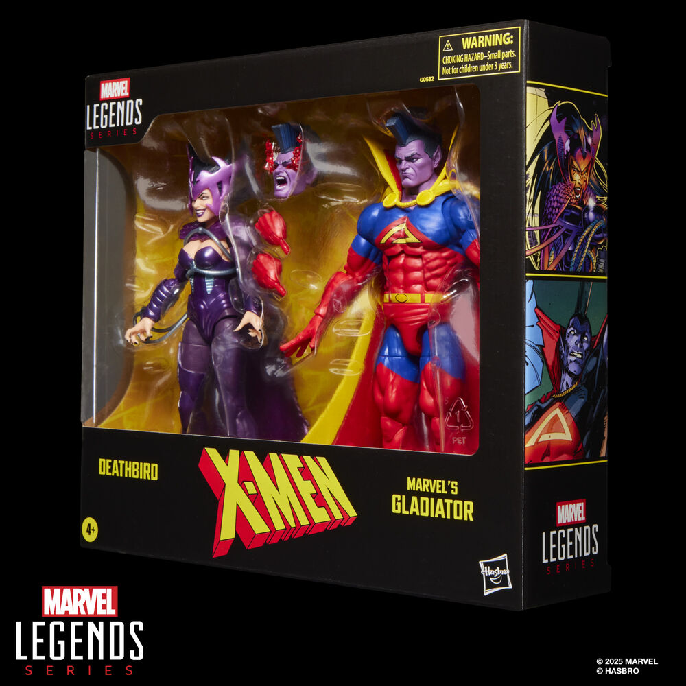 Blister 2 figurki Deathbird i Marvel's Gladiator X Men seria Marvel Legends 15 cm