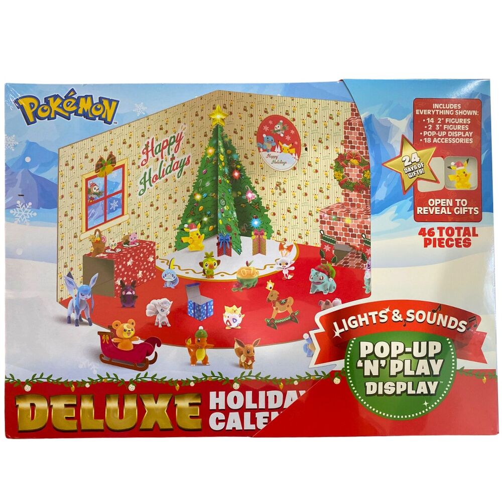 deluxe pokemon advent calendar with lights and sound