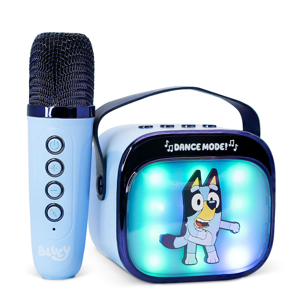 Altoparlante e microfono karaoke a LED Bluey