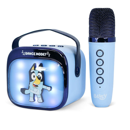 Altoparlante e microfono karaoke a LED Bluey