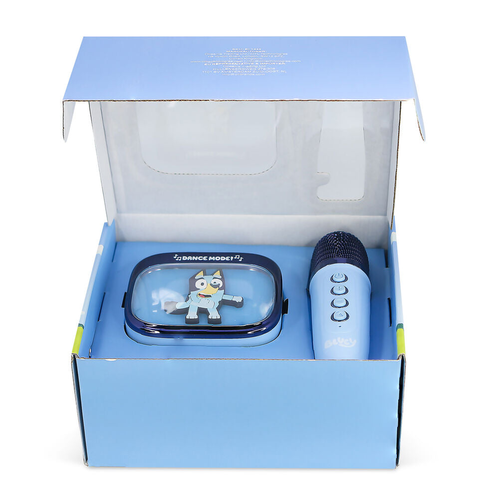 Altoparlante e microfono karaoke a LED Bluey