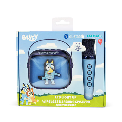 Altoparlante e microfono karaoke a LED Bluey