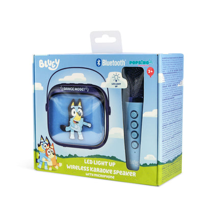 Altoparlante e microfono karaoke a LED Bluey