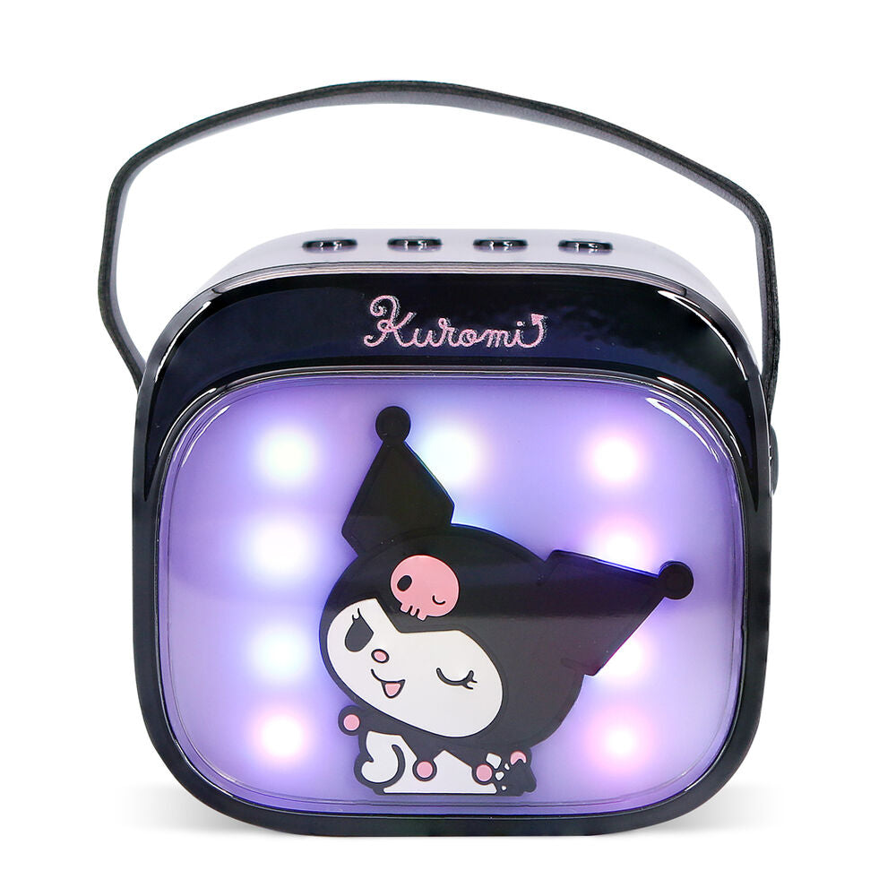 Haut parleur et microphone karaoké LED Kuromi Hello Kitty