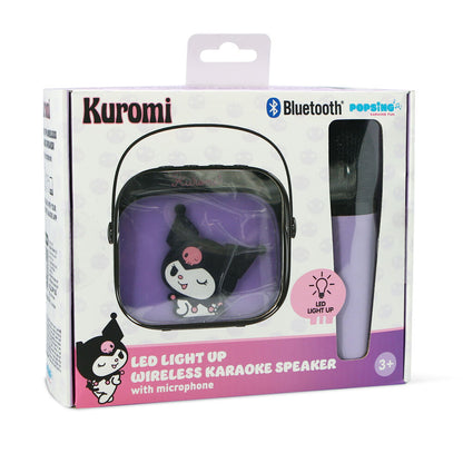 Haut parleur et microphone karaoké LED Kuromi Hello Kitty