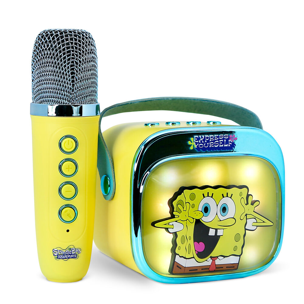 SpongeBob LED Karaoke Lautsprecher und Mikrofon