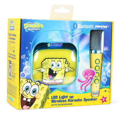 SpongeBob LED Karaoke Lautsprecher und Mikrofon
