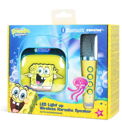 Altoparlante e microfono karaoke a LED di SpongeBob