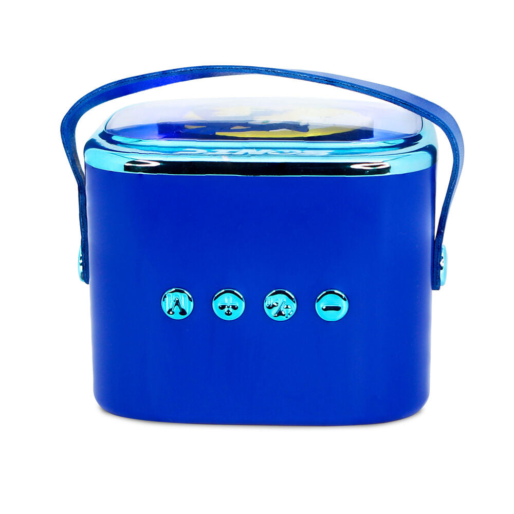 Caixa de som e microfone de karaokê com LED do Sonic the Hedgehog