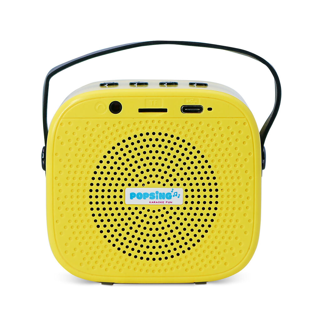 Caixa de som e microfone de karaokê LED do Pikachu Pokémon