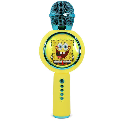 spongebob squarepants led speaker microphone