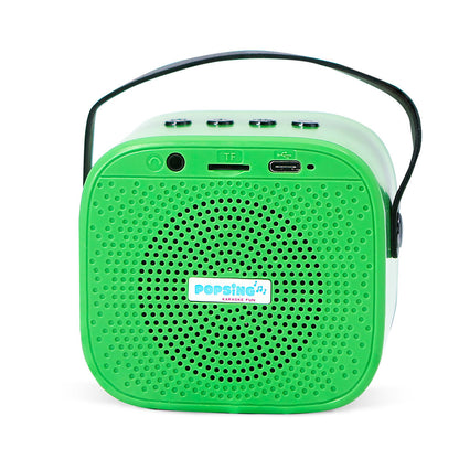 Altavoz y micrófono de karaoke LED de Minecraft