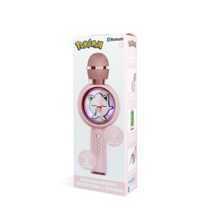 Micrófono con altavoz LED de Jiggly Puff de Pokémon