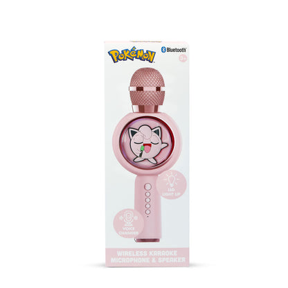 Micrófono con altavoz LED de Jiggly Puff de Pokémon