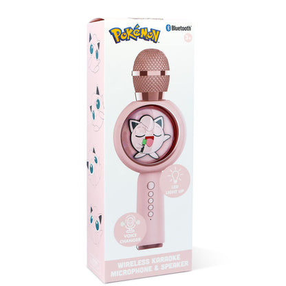 Micrófono con altavoz LED de Jiggly Puff de Pokémon