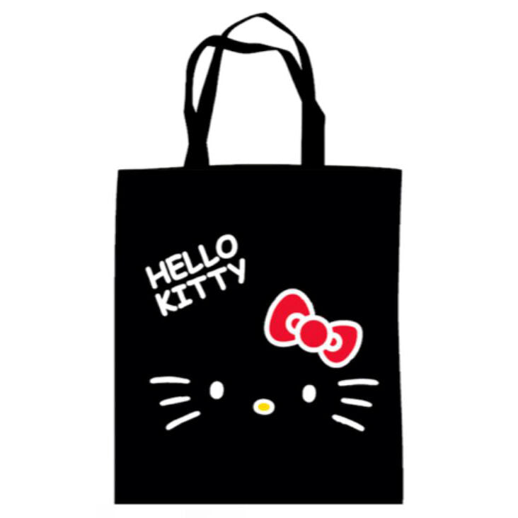 black hello kitty shopping bag