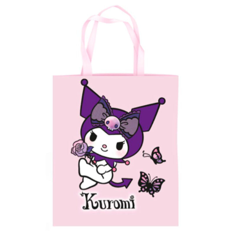 pink butterfly kuromi hello kitty shopping bag