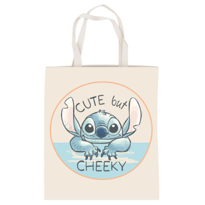 cute but cheeky stitch disney shopping bag