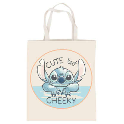 cute but cheeky stitch disney shopping bag