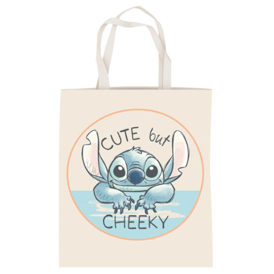 cute but cheeky stitch disney shopping bag