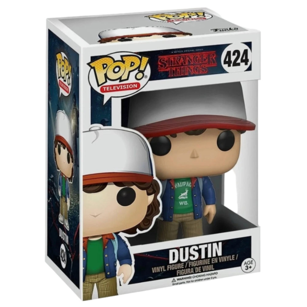 Figura POP de Dustin de Stranger Things con brújula