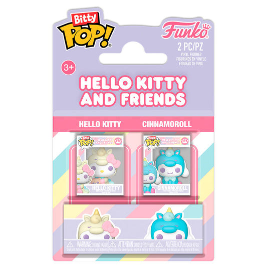 blister 2 bitty pop sanrio hello kitty and friends hello kitty & cinnamoroll