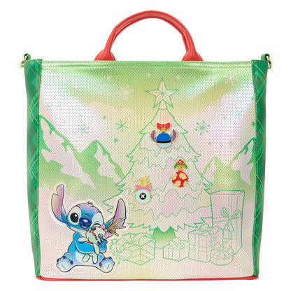 disney loungefly holiday stitch bag