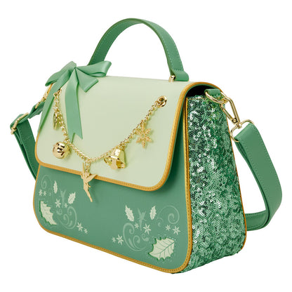 Disney Loungefly Tinker Bell Peter Pan Holiday Crossbody Bag