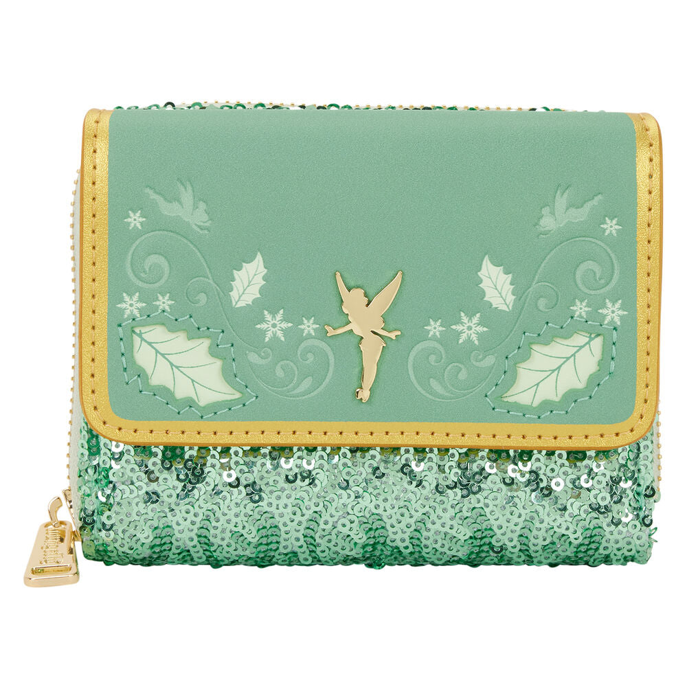 disney loungefly tinker bell peter pan holiday wallet