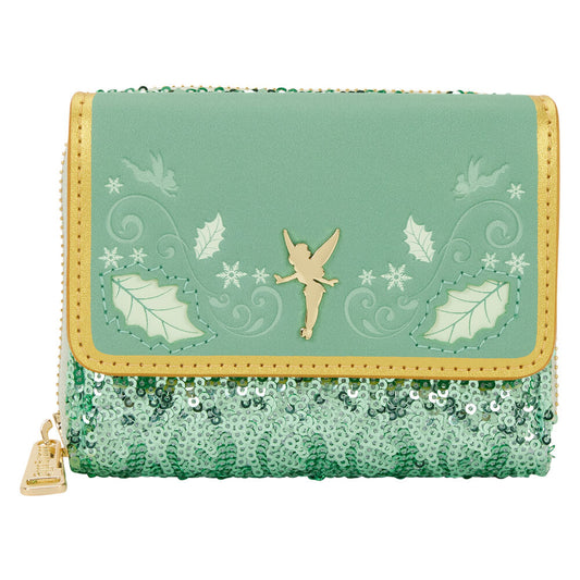disney loungefly tinker bell peter pan holiday wallet