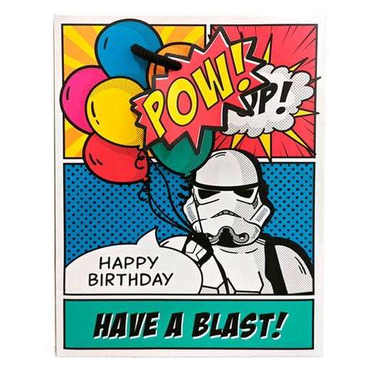 the original stormtrooper comic strip medium gift bag  star wars assorted