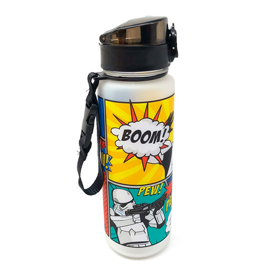 the original stormtrooper comic strip pop top star wars bottle 600ml